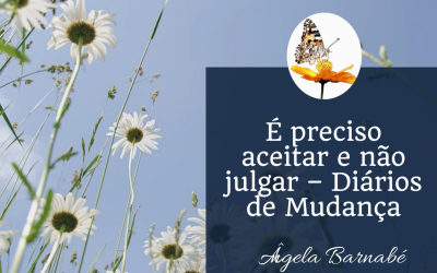 É preciso aceitar e não julgar – Diários de Mudança